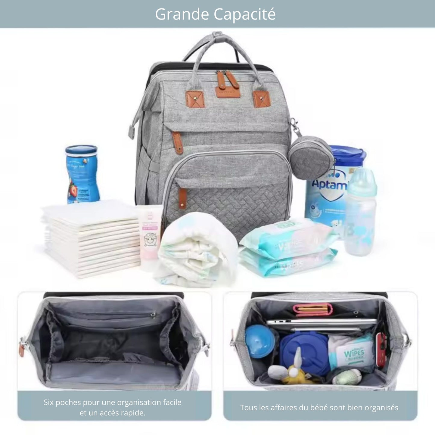 Sac à dos à langer pour bébé