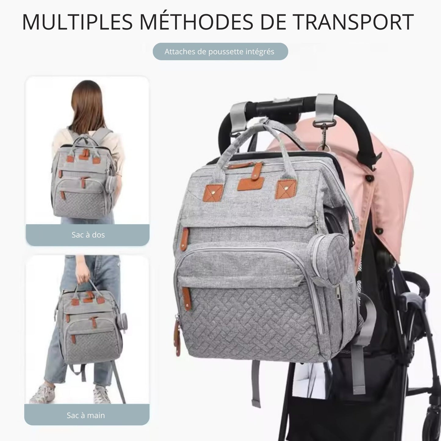 Sac à dos à langer pour bébé